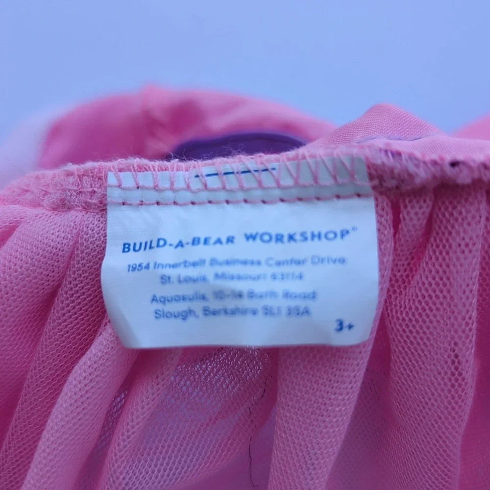 Build‎ A Bear Pink Purple Ballet Tutu Tulle 4 Legged Animal BABW 2017